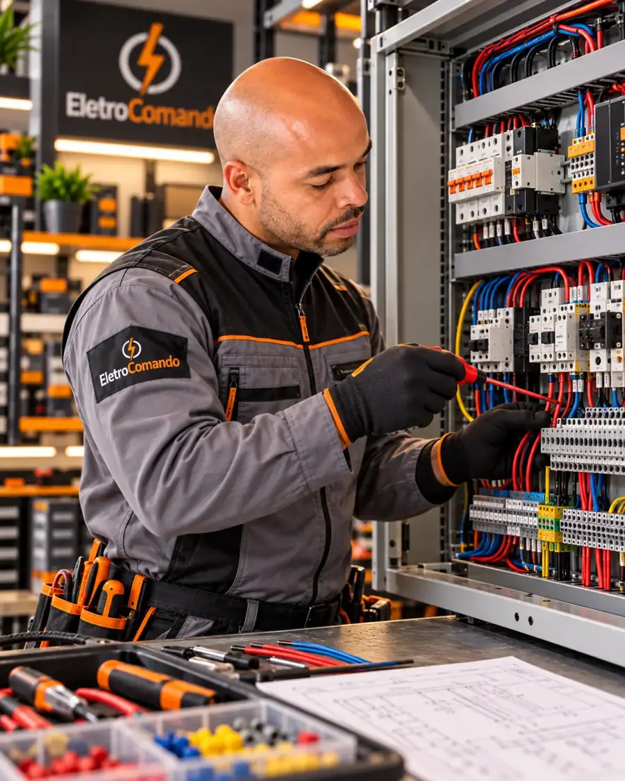 Comandos e painéis elétricos